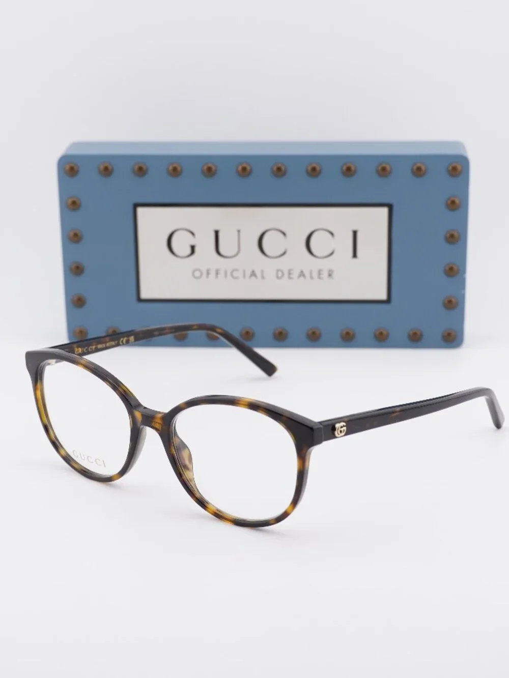 Gucci GG1996O 002 Square Eyeglasses - Havana 54mm
